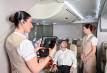 Emirates légitársaság fedélzeti egészségügyi rendszer - turisztika