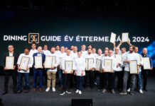 Dining Guide 2025 díjátadó, vendéglátás - gasztronómia