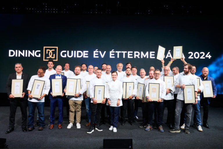 Dining Guide 2025 díjátadó, vendéglátás - gasztronómia