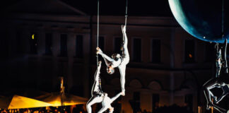 Sziget fesztivál - utcaszínház - Sylphes Aerial Ballet - turizmus