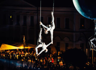 Látványos utcaszÃnházi produkciók szÃnesÃtik a Sziget Fesztivál programját Sziget fesztivál - utcaszÃnház - Sylphes Aerial Ballet - turizmus