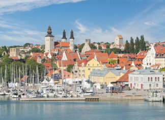 Visby Svédország legnagyobb szigetének fővárosa - turizmus