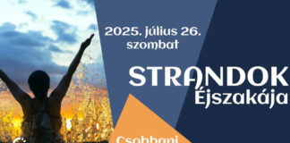 Strandok éjszakája 2025 programok és strandok