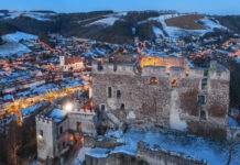 Alsó-Ausztria Kirchschlag várromok, Ausztria