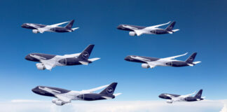 Lufthansa légitársaság 100 éves, boeing, airbus repülőgép