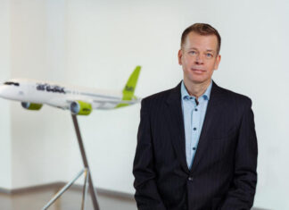 Erno Hildén airBaltic légitársaság CEO - turisztika személyi hírek