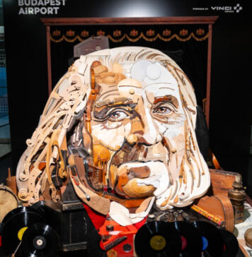 Liszt Ferenc installáció Budapest Airport - turisztika