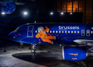 Brussles Airlines, home of Tintin, légitársaság
