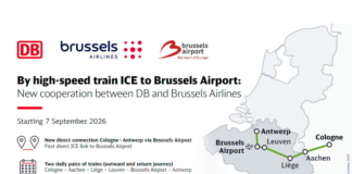 Deutsche Bahn és Brussels Airlines codeshare megállapodás, Brussels Airport