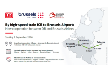 Deutsche Bahn és Brussels Airlines codeshare megállapodás, Brussels Airport