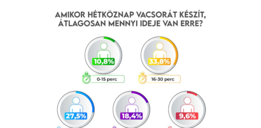 Gyors étkezés felmérés - infografika, gasztronómia