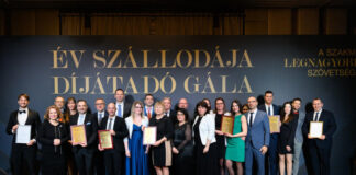 Az Év Szállodája 2025 díj nyertesei