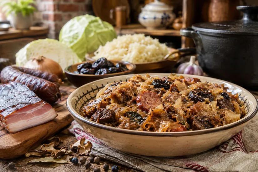 Bigos recept – Hagyományos lengyel káposztás-húsos egytálétel
