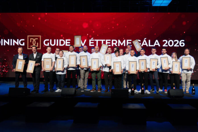 2026 Dining Guide Év Étterme díj átadó