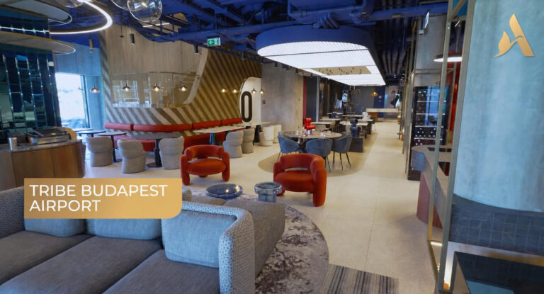 Hotel TRIBE Budapest Airport szálloda - belső építészet